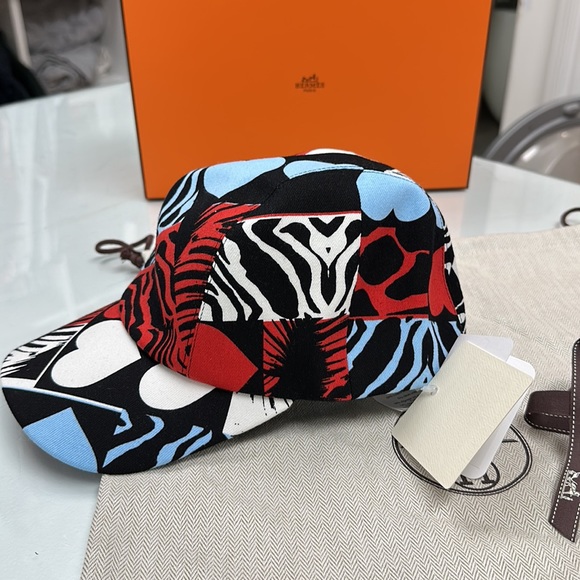 Hermes Davis Cap - BNWT color rouge main image 8